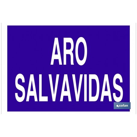 ▷ Cartel Piscina Aro salvavidas | Ferreidea
