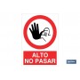 ▷ Cartel Alto No Pasar | Ferreidea