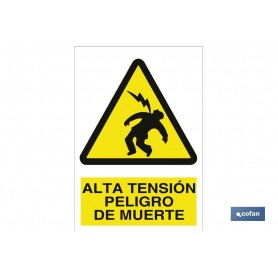 ▷ Cartel Alta tensión peligro de muerte | Ferreidea