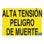 ▷ Cartel Alta tensión peligro de muerte Texto | Ferreidea