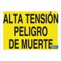▷ Cartel Alta tensión peligro de muerte Texto | Ferreidea