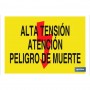 ▷ Cartel Alta tensión atención peligro de muerte | Ferreidea