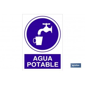 ▷ Cartel Agua potable | Ferreidea