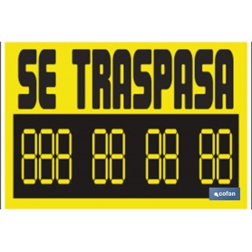 ▷ Cartel SE TRASPASA - AC9 | Ferreidea