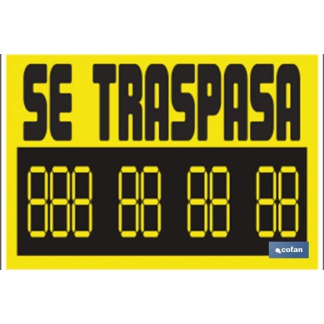 ▷ Cartel SE TRASPASA - AC9 | Ferreidea