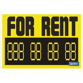 ▷ Cartel FOR RENT - AC7 | Ferreidea