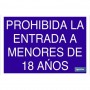 ▷ Cartel AC14 Señal "prohibido 18 años" | Ferreidea