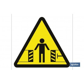 ▷ Cartel riesgo de aplastamiento | Ferreidea