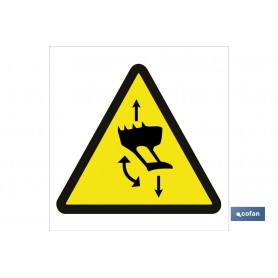 ▷ Cartel Peligro maquina elevadora | Ferreidea