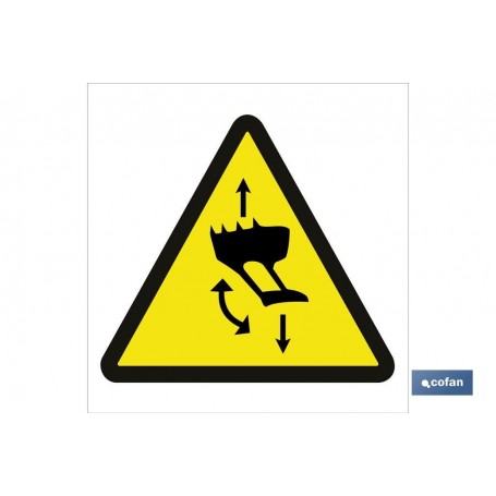 ▷ Cartel Peligro maquina elevadora | Ferreidea