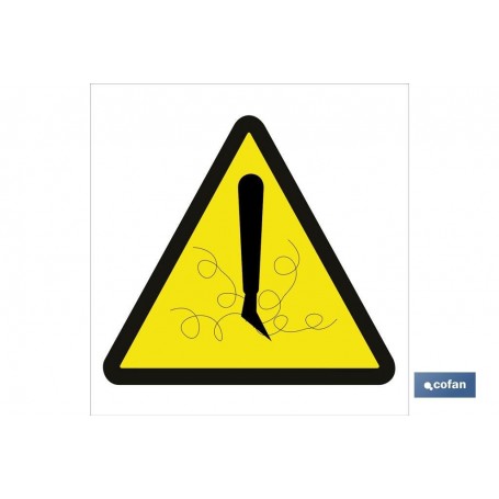 ▷ Cartel Peligro Cableado | Ferreidea