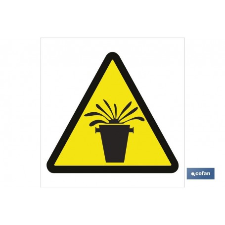 ▷ Cartel Peligro emanaciones | Ferreidea