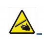 ▷ Cartel Peligro cuidado manos | Ferreidea