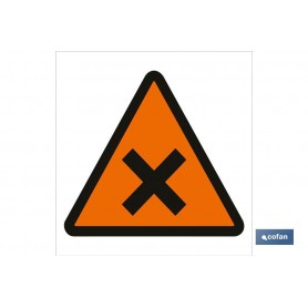▷ Cartel Peligro nocivos | Ferreidea