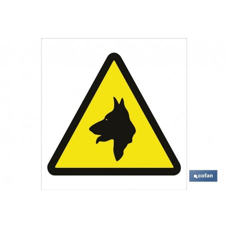 ▷ Cartel Peligro perros | Ferreidea