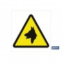 ▷ Cartel Peligro perros | Ferreidea