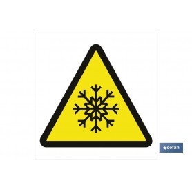 ▷ Cartel Peligro frio | Ferreidea