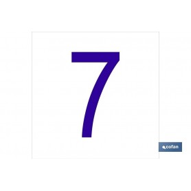 ▷ Cartel 7 Número en glasspack | Ferreidea