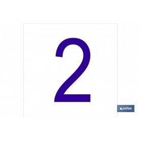 ▷ Cartel 2 Número en glasspack | Ferreidea