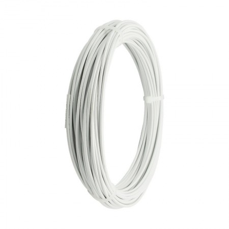 Comprar Alambre Forrado Blanco Rollo 10M Wurko 25064 al Mejor Precio
