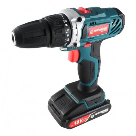 Comprar Atornillador 18V 230W 1250Rpm+2 Baterias 5 Hor Powerhouse 173015 al Mejor Precio