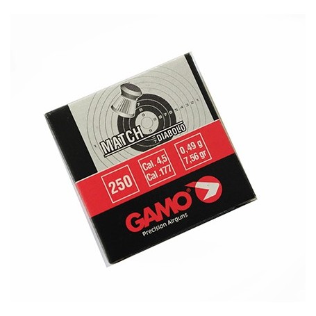 Comprar Balines Diabolo Match 4,5 Carton C-250 Gamo 57001 al Mejor Precio