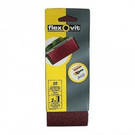 Comprar Banda Lija Madera P- 80 75X457Mm Blist-2 Flexovit 16303 al Mejor Precio