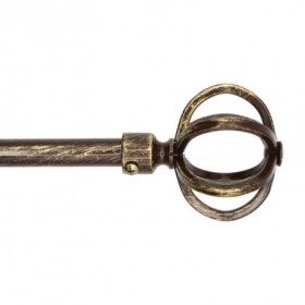 Comprar Barra Forja Extensible 120/210 Mundi Marron Oro Cabek 259167 al Mejor Precio