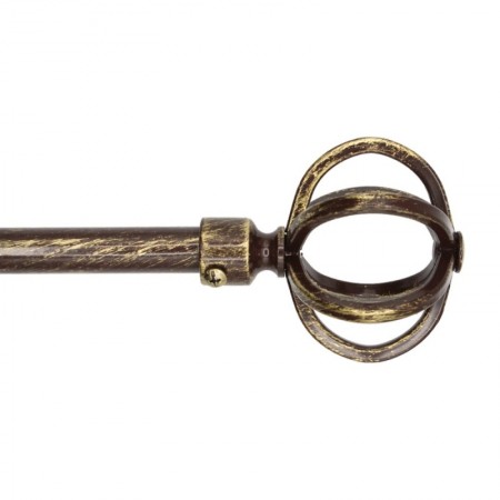Comprar Barra Forja Extensible 120/210 Mundi Marron Oro Cabek 259167 al Mejor Precio