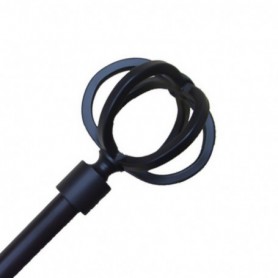 Comprar Barra Forja Extensible 120/210 Mundi Negra Cabek 259164 al Mejor Precio