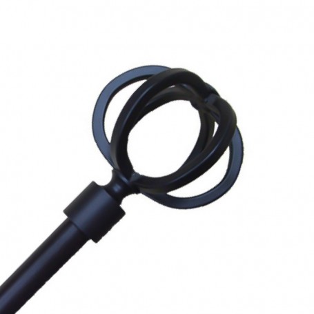 Comprar Barra Forja Extensible 120/210 Mundi Negra Cabek 259164 al Mejor Precio
