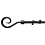 Comprar Barra Forja Extensible 75-120 Negro Baculo Kit Cabek 259192 al Mejor Precio