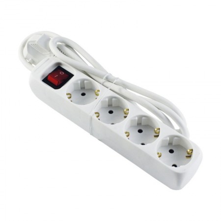 Comprar Base 4 Tomas Cable 3 M X1,5 Mm Con Interruptor Wurko 124032 al Mejor Precio