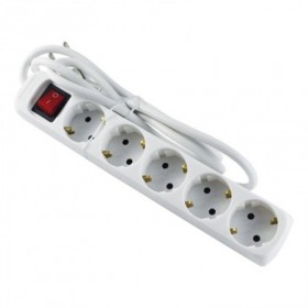 Comprar Base 5 Tomas Cable 3 M X 1,5 Mm Con Interruptor Wurko 124033 al Mejor Precio