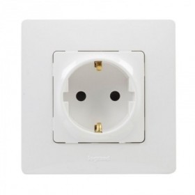 Comprar Base Enchufe Nl 2P+T Monobloc Blanco Legrand 224006 al Mejor Precio