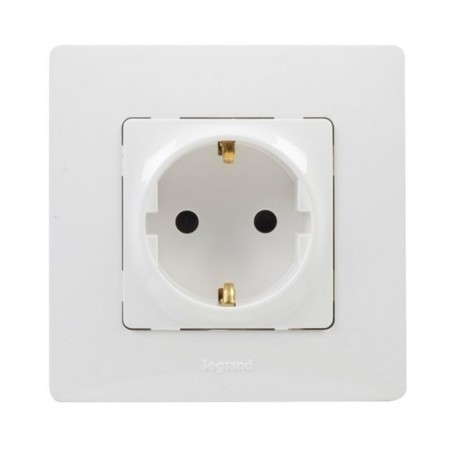 Comprar Base Enchufe Nl 2P+T Monobloc Blanco Legrand 224006 al Mejor Precio