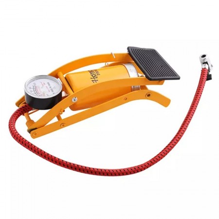 Comprar Bomba Aire Pie 55/100 Mm Con Manometro Hoteche 191175 al Mejor Precio