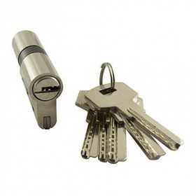 Comprar Bombillo Cerradura Perfil 60X30 Mm Niquel 5 Ll/Puntos Wurko 162543 al Mejor Precio