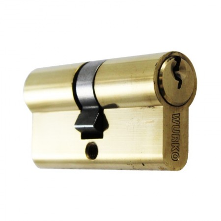 Comprar Bombillo Cerradura Perfil 60X30X30 Mm Laton 3 Llaves Wurko 162530 al Mejor Precio