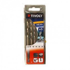 Comprar Brocas Metal Hss 2-3-4-5-6 Est-5 Tivoly 171719 al Mejor Precio