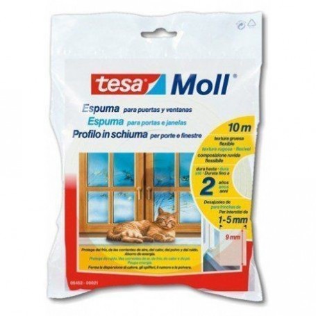 Comprar Burlete Espuma 15Mm 10 Mt Rollo Tesa 400553 al Mejor Precio