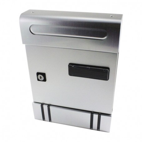 Comprar Buzon Aluminio Plata 21X29 Cm Smb03 Wurko 162714 al Mejor Precio