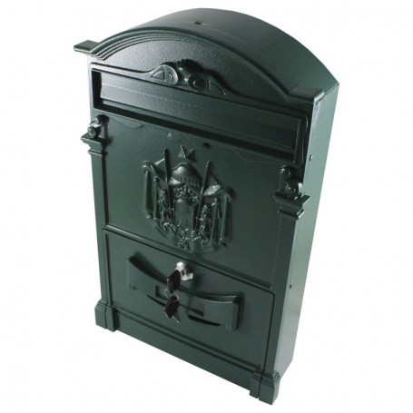 Comprar Buzon Italia Verde Aluminio De Jardin Wurko 162704 al Mejor Precio