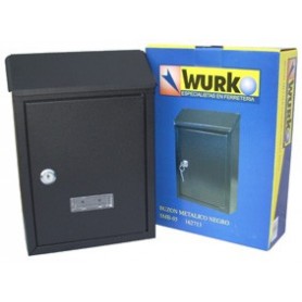 Comprar Buzon Metal 22X30 Cm Negro Smb05 Wurko 162713 al Mejor Precio