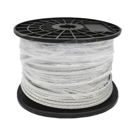 Comprar Cable Acero 3 Mm Galvanizado 6X7X1 Rollo 100 M Wurko 97001 al Mejor Precio