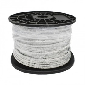 Comprar Cable Acero 6Mm.Galvanizado (6X7X1) Rollo 100 M Wurko 97004 al Mejor Precio