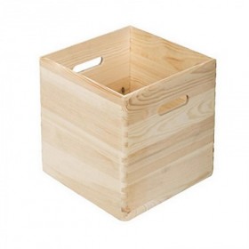 Comprar Caja Madera Pino Sin Tapa 300X300X300Mm  101022 al Mejor Precio