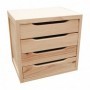 Comprar Cajonera Natura 370X390X300Mm 4 Cajones  101020 al Mejor Precio