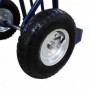 Comprar Carretilla Rueda Neumatica Pala 50X30 Cm Azul Wurko 86025 al Mejor Precio
