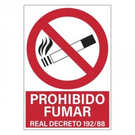 Comprar Cartel 29,7X21 Cm Prohibido Fumar 3008 Wurko 39012 al Mejor Precio